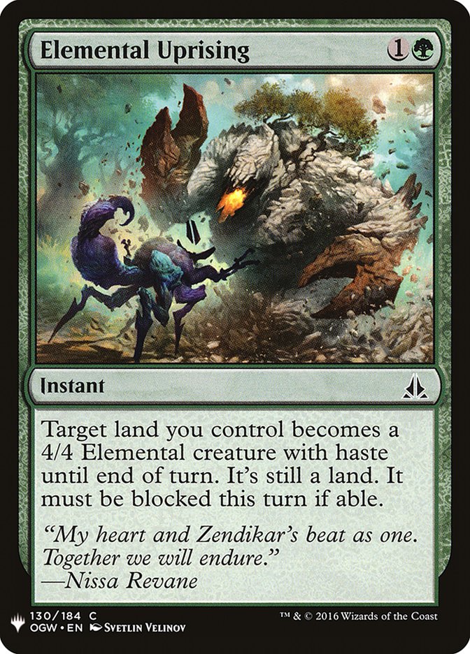 Elemental Uprising [Mystery Booster] (MB1 1191)