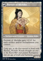 Michiko's Reign of Truth // Portrait of Michiko [Kamigawa: Neon Dynasty] (NEO 29)