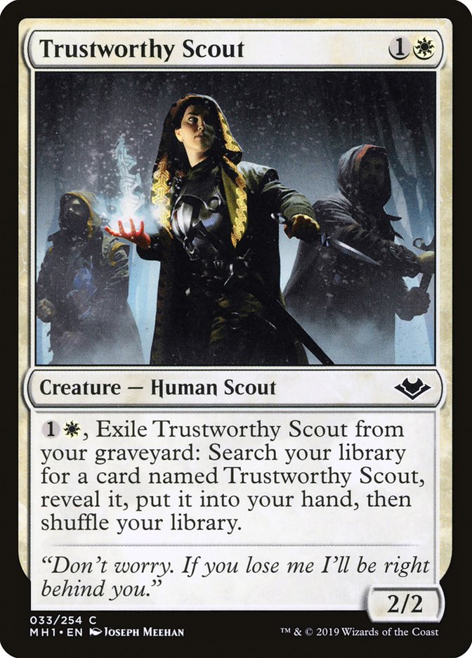 Trustworthy Scout [Modern Horizons] (MH1 33)