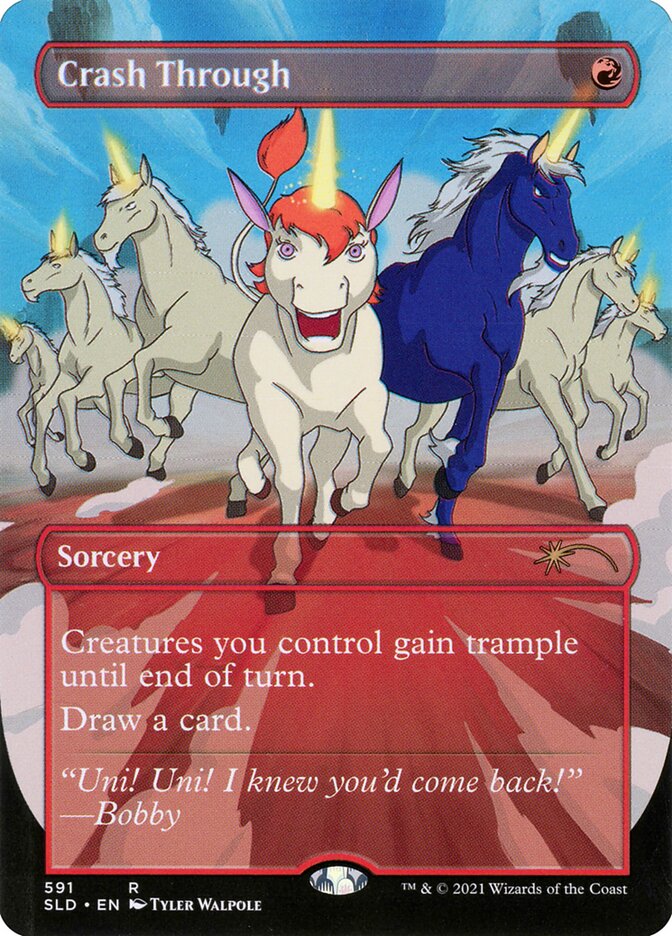 Crash Through (Borderless) [Secret Lair Drop Promos] (PSLD 591)
