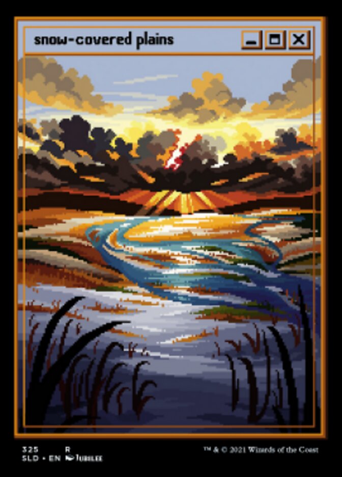 Snow-Covered Plains (325) [Secret Lair Drop Series] (SLD 325)
