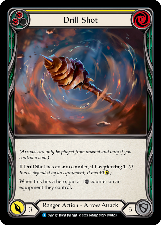 Drill Shot [DYN157] (Dynasty)  Rainbow Foil