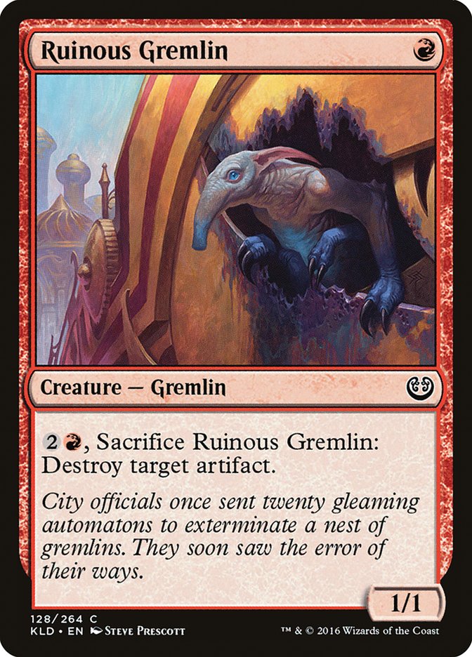 Ruinous Gremlin [Kaladesh] (KLD 128)