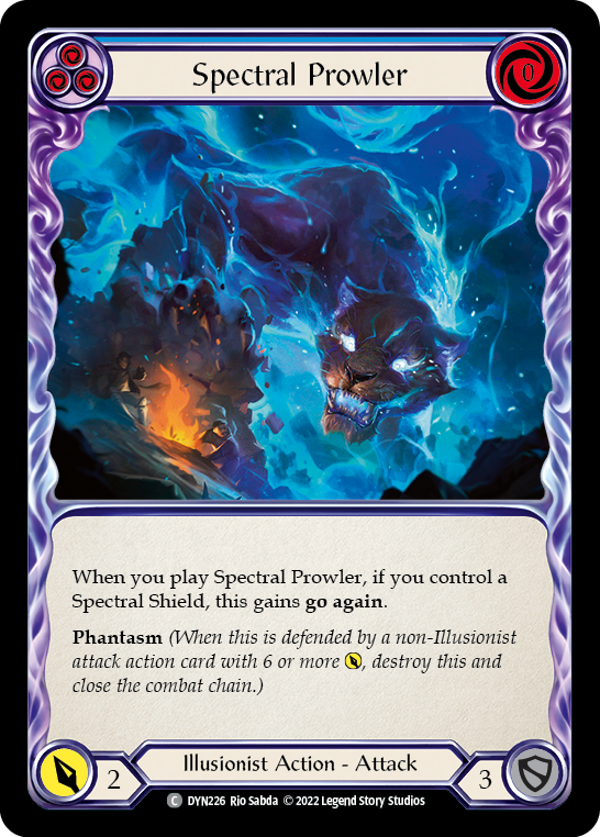 Spectral Prowler [DYN226] (Dynasty)  Rainbow Foil