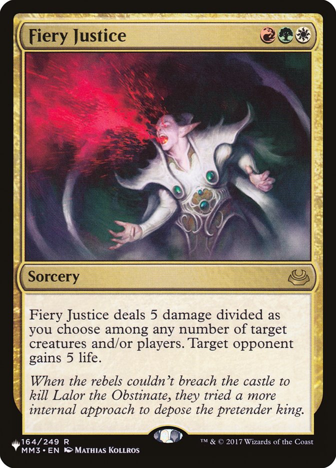 Fiery Justice [The List] (LMM3 164)