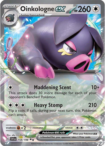 Oinkalogne ex (158/198) [Scarlet & Violet: Base Set]