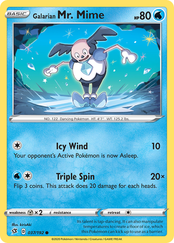 Galarian Mr. Mime (37/192) [Sword & Shield: Rebel Clash]