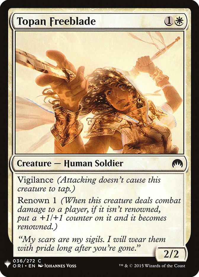 Topan Freeblade [Mystery Booster] (MB1 263)