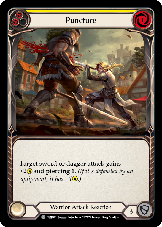 Puncture [DYN080] (Dynasty)  Rainbow Foil