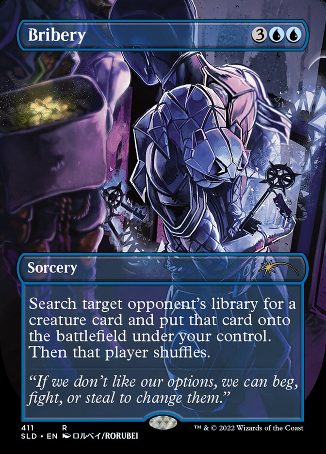 Bribery (Borderless) [Secret Lair Drop Series] (SLD 411)