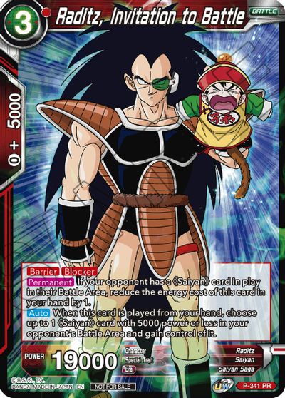 Raditz, Invitation to Battle [P-341]