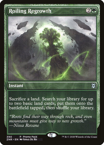 Roiling Regrowth (Promo Pack) [Zendikar Rising Promos] (ZNR 390)