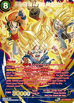 SS Son Goku, Pan, & SS Trunks, Galactic Explorers (BT17-009) [Ultimate Squad]