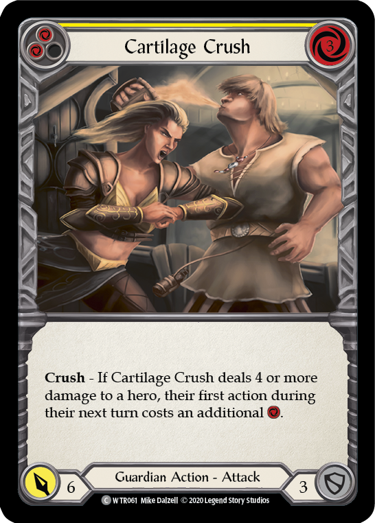 Cartilage Crush (Yellow) [WTR061] Unlimited Rainbow Foil