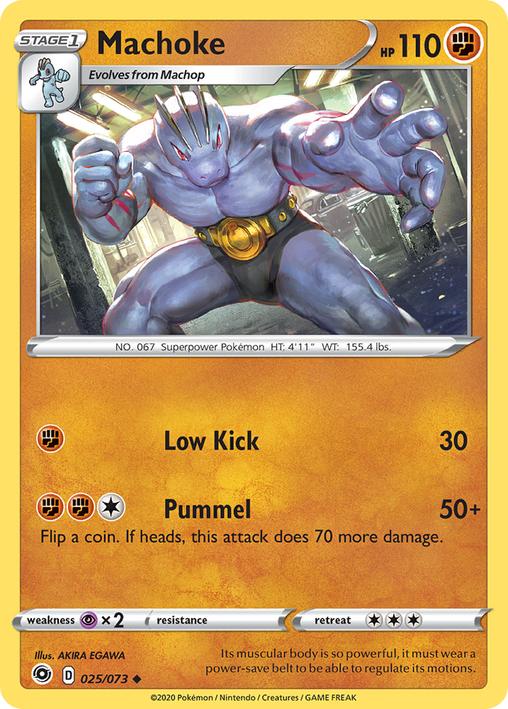 Machoke (25/073) [Sword & Shield: Champion's Path]