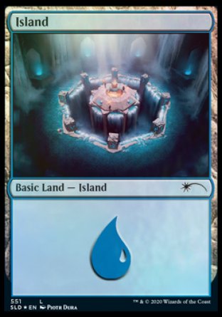 Island (Archaeology) (551) [Secret Lair Drop Promos] (PSLD 551)