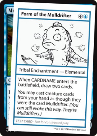 Form of the Mulldrifter (2021 Edition) [Mystery Booster Playtest Cards] (CMB1 22)