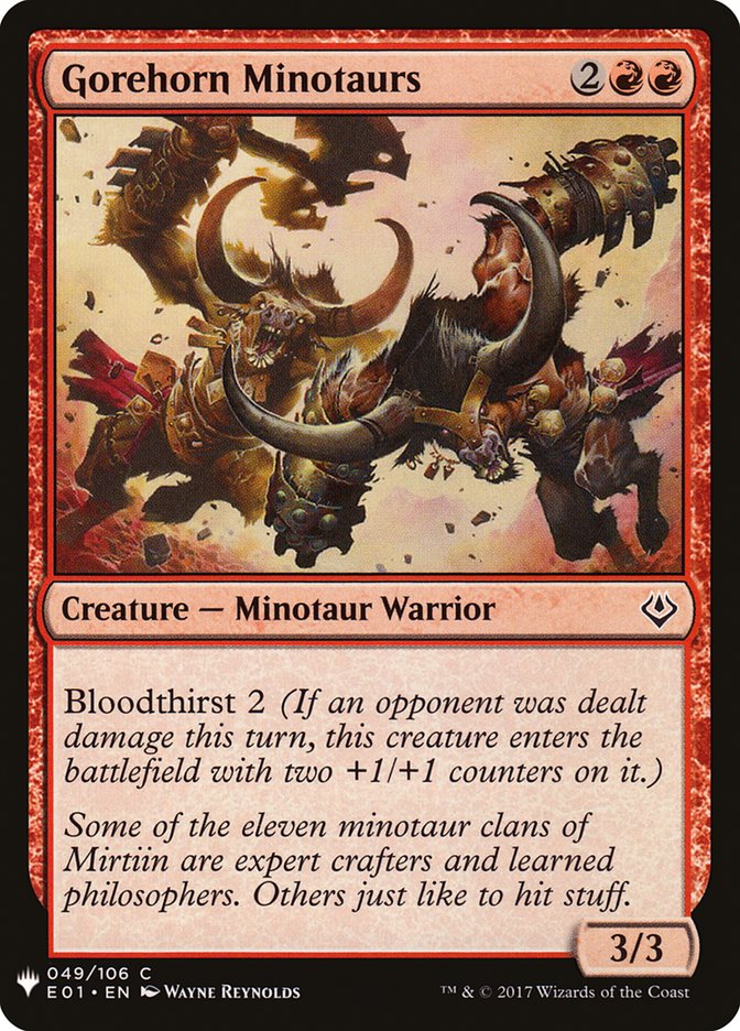 Gorehorn Minotaurs [Mystery Booster] (MB1 963)