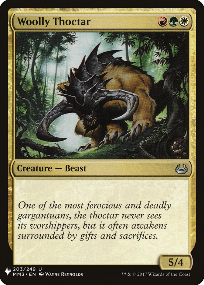 Woolly Thoctar [Mystery Booster] (MB1 1513)