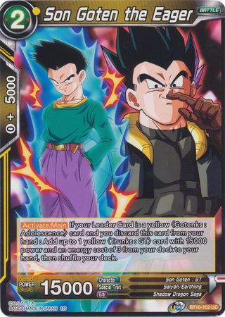 Son Goten the Eager [BT10-102]