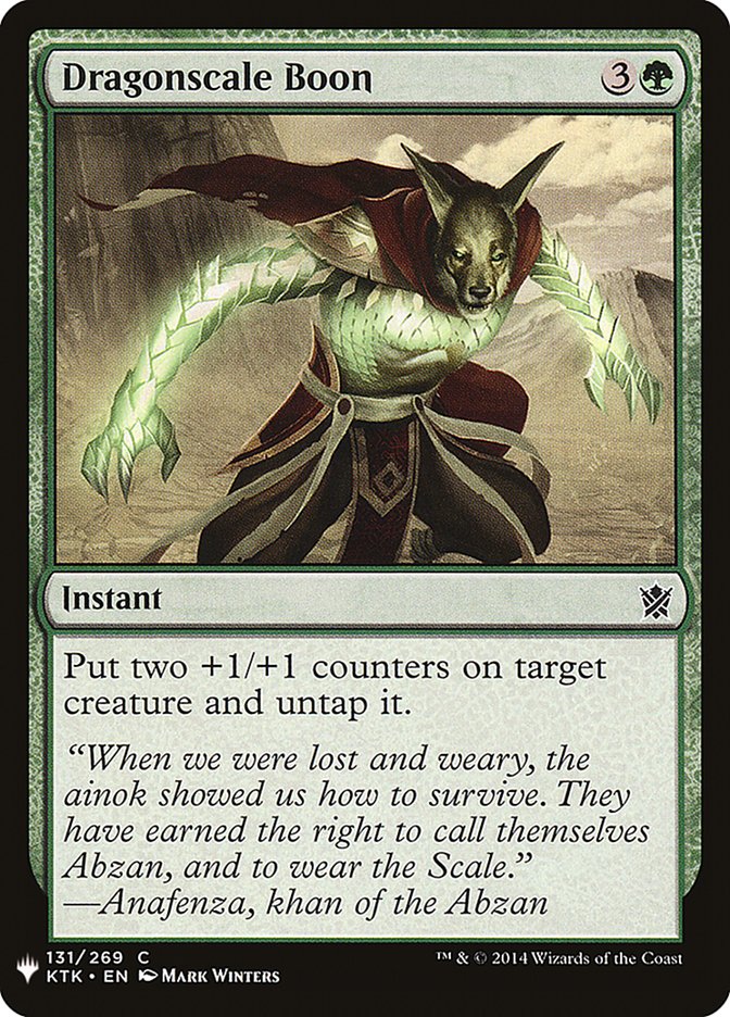 Dragonscale Boon [Mystery Booster] (MB1 1185)
