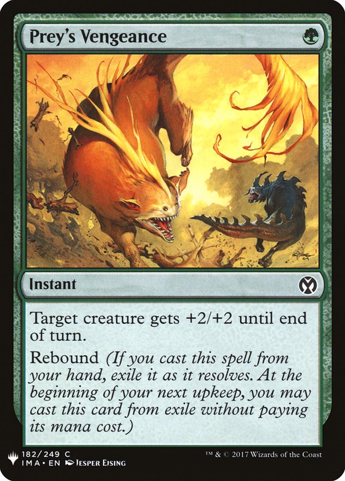 Prey's Vengeance [Mystery Booster] (MB1 1297)