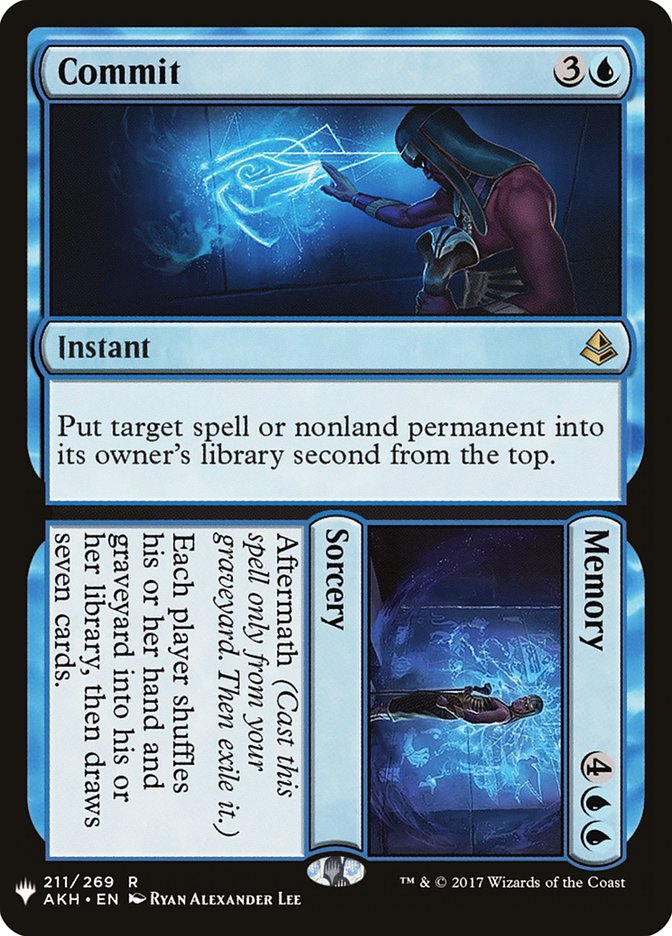 Commit // Memory [Mystery Booster] (MB1 1537)
