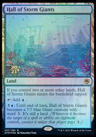 Hall of Storm Giants [Dungeons & Dragons: Adventures in the Forgotten Realms Prerelease Promos] (PAFR 257)