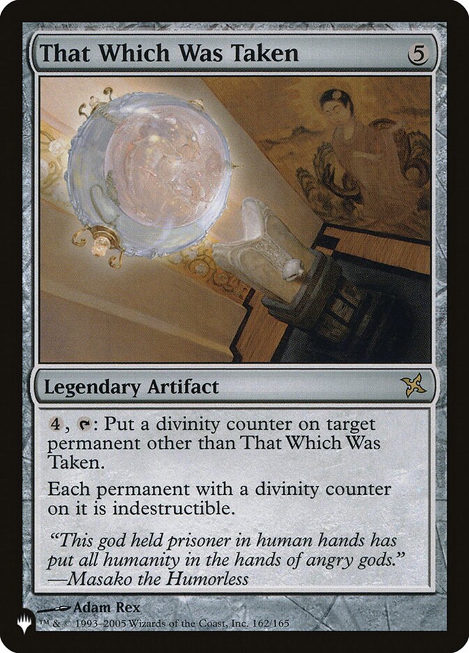 That Which Was Taken [The List] (LBOK 162)