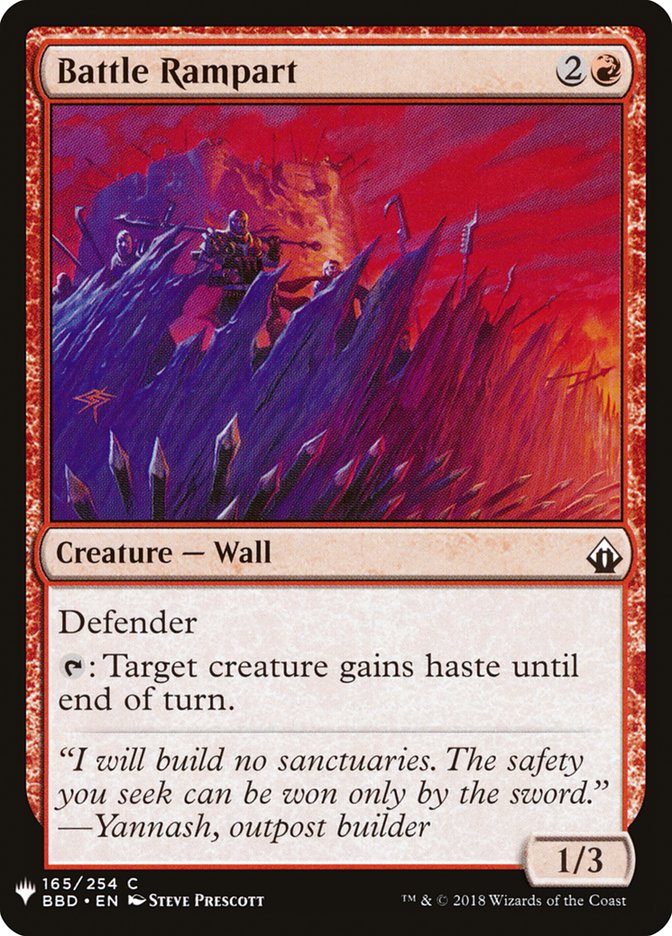 Battle Rampart [Mystery Booster] (MB1 850)
