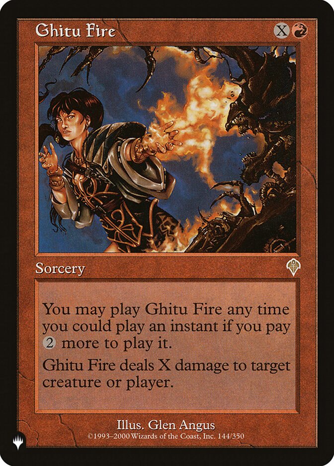Ghitu Fire [The List] (LINV 144)