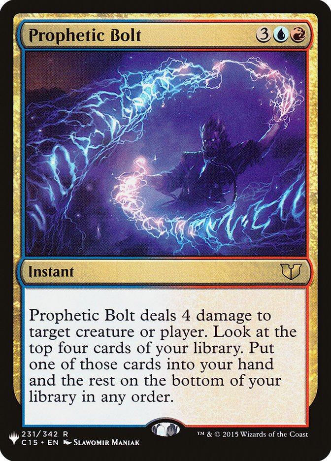 Prophetic Bolt [Mystery Booster] (MB1 1532)