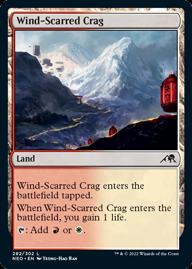 Wind-Scarred Crag [Kamigawa: Neon Dynasty] (NEO 282)