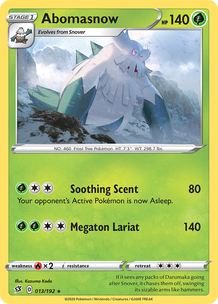 Abomasnow (13/192) [Sword & Shield: Rebel Clash]