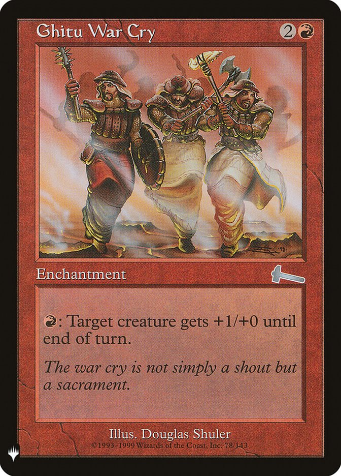 Ghitu War Cry [Mystery Booster] (MB1 948)