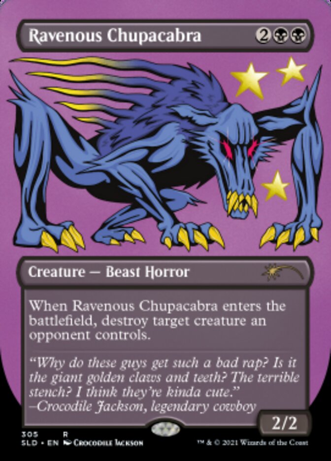 Ravenous Chupacabra (Borderless) [Secret Lair Drop Series] (SLD 305)