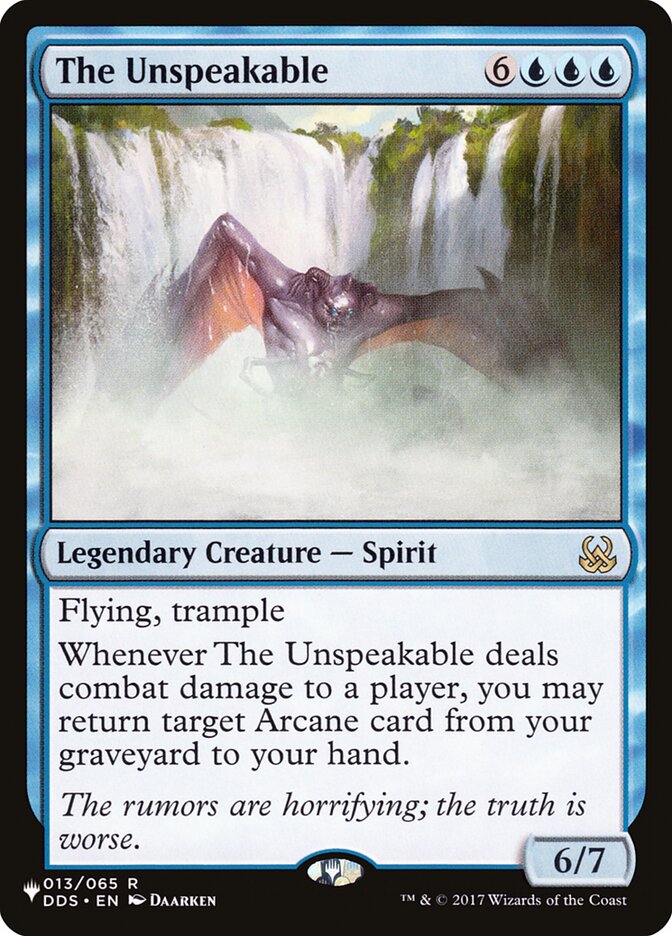 The Unspeakable [The List] (LDDS 13)