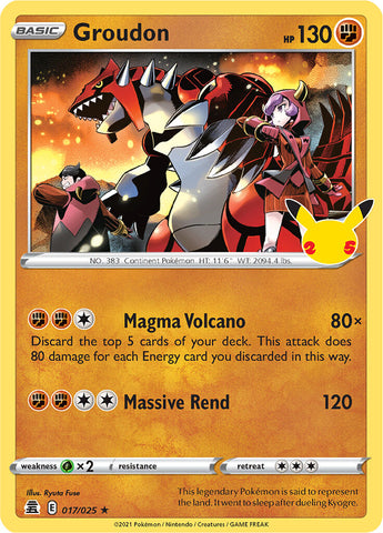 Groudon (017/025) [Celebrations]