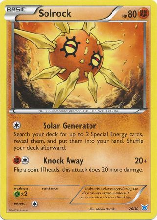Solrock (26/30) [XY: Trainer Kit - Latias & Latios]