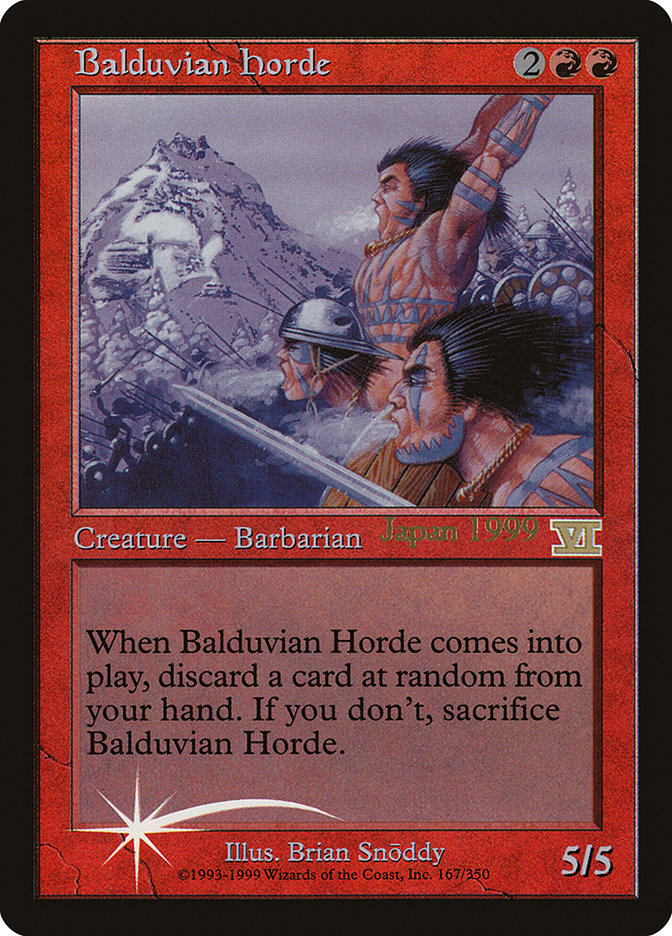 Balduvian Horde (Worlds) [World Championship Promos] (PWOR 1)