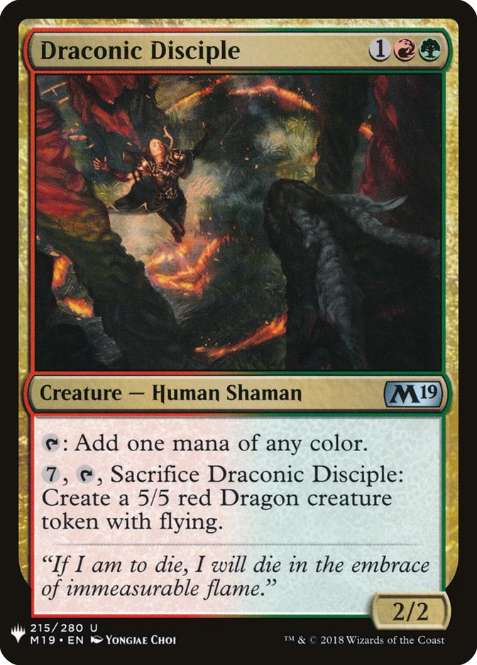 Draconic Disciple [Mystery Booster] (MB1 1416)