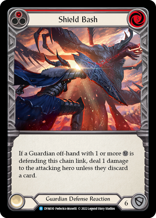 Shield Bash [DYN030] (Dynasty)  Rainbow Foil