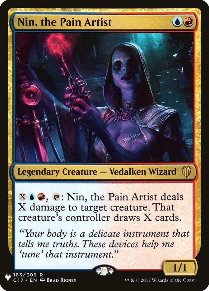 Nin, the Pain Artist [Mystery Booster] (MB1 1460)