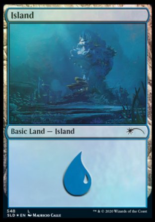 Island (Under the Sea) (548) [Secret Lair Drop Promos] (PSLD 548)