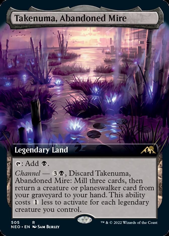 Takenuma, Abandoned Mire (Extended) [Kamigawa: Neon Dynasty] (NEO 505)