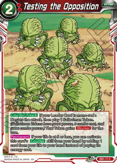 Testing the Opposition [EB1-011]