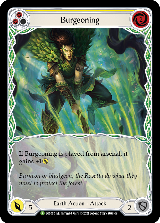 Burgeoning (Yellow) [LGS070] Rainbow Foil