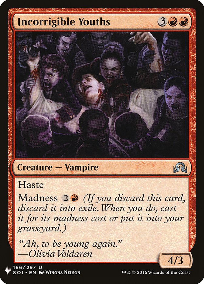 Incorrigible Youths [Mystery Booster] (MB1 980)