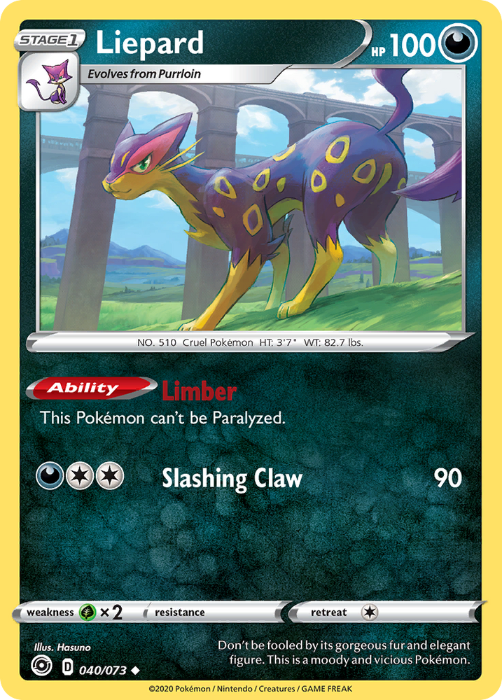 Liepard (40/073) [Sword & Shield: Champion's Path]