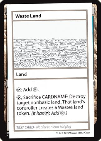 Waste Land (2021 Edition) [Mystery Booster Playtest Cards] (CMB1 121)